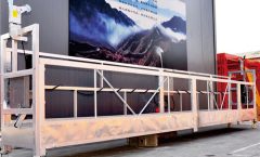 10 метара алуминијумске легуре обложене радне платформе са дизалицом ЛТД8.0