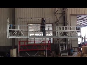 100m staaldraad, aluminium 800kg ZLP 800 Luchtgeveerd platform met thermisch verzinkt