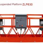 10m powered aluminum rope suspended platform ZLP1000 single phase 2 * 2.2kw