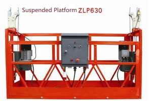 10M بالطاقة حبل الألومنيوم علقت منصة ZLP1000 مرحلة واحدة 2 * 2.2kw
