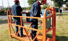 2.5mx 3 seccións plataformas de andamiaje 800 kg de aluminio con bloqueo de seguridade 30KN