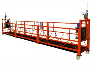 800kg painted / aluminum suspended access platforms/Zlp800 Aluminium Screw Type End Stirrup Powered Suspended Platform