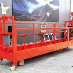 7.5M customized 800 Kg suspended platforms for building cleaning , pin – type