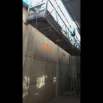 Aluminum facade cleaning lift scaffolding , hanging basket hoist gondola