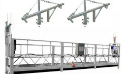 Building Construction Tools 630kg Suspended Working Platform With Wire Rope