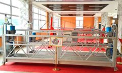 aangepaste aluminium stalen personeel hijsen opgehangen werken platform opknoping steigersystemen