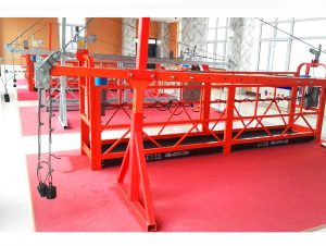 inşaat buidling gondol askıya çalışma platformu, 630kg askıya erişim beşikler