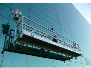 ZLP630 aluminium alloy/steel electric lift suspend platform suspension work platform