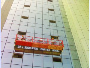venta de fábrica ventana vidrio limpieza plataforma grúa cuna