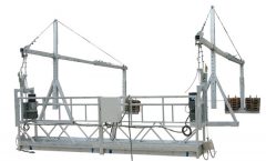 Moveable Safety Rope Suspended Platform ZLP500 With Rated Capacity 500KG