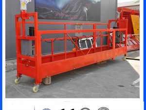 zlp 630 800 1000 zlp630 zlp800 zlp1000 plataforma de suspensión de aceiro galvanizado de aceiro suspendida para a limpeza de vidro da fiestra de construción