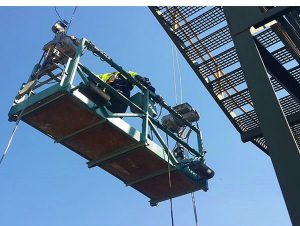 zlp630 dhuwur-munggah bangunan reresik aluminium ditrapake platform