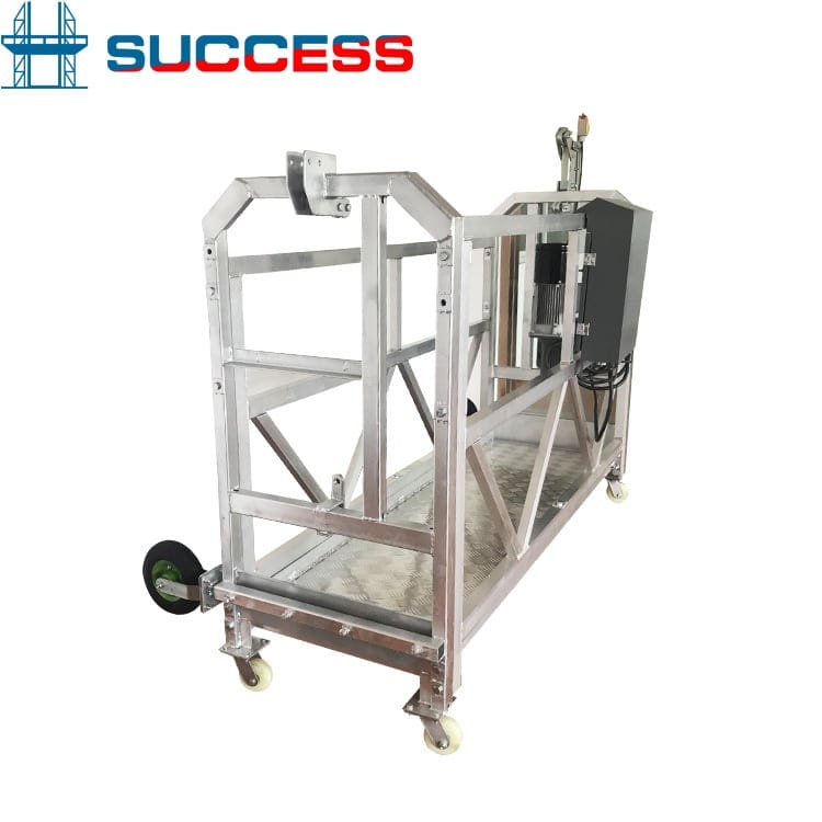 Aluminum suspended platform