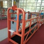 1.8KW 8KN ZLP 800 Durable Suspended Working Platform With Steel Rope 8.6mm Diameter
