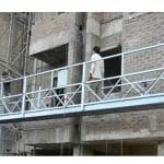 1.8KW ZLP800 High rise electric hoist lifting rope suspended platform for construction