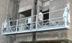 1.8KW ZLP800 High rise electric hoist lifting rope suspended platform for construction