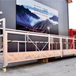 10 Meters Aluminum Alloy Suspended Working Platform With Hoist LTD8.0
