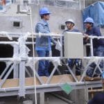 1000 kg 7.5 m x 3 Sections Aluminum Alloy Suspended Working Platform ZLP1000
