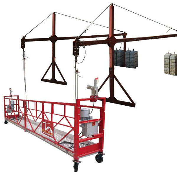 10m 800kg Suspended Scaffolding Systems Aluminum Alloy With Lifting Height 300m