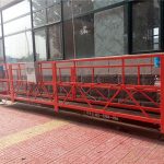 7.5m aluminum suspended rope platform 1000kg with single phase , gondola Platform