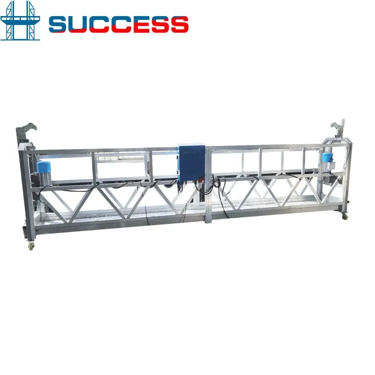 İnşaat bina inşaatı elektrikli gondol asansörü/Alüminyum Beşik, Gondol, Askılı Platform