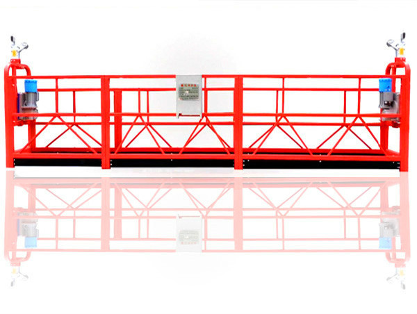 Celtniecības Buidling Gondola apturēta darba platforma, 630kg Piekartie Piekļuves Cradles