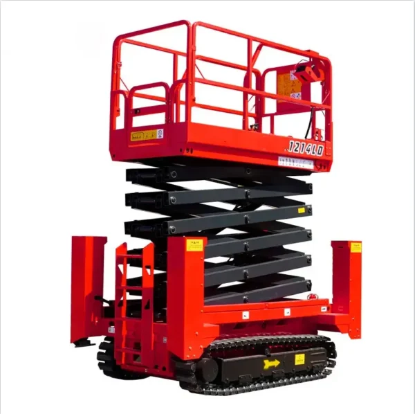 Automatic 10-25M high quality elevator scissor lift 350 500 800kg 1 ton hydraulic electric lift with attachments - Afbeelding 3