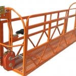 High rise building window glass cleaning equipment for suspended wire rope platform