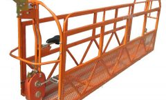 High rise building window glass cleaning equipment for suspended wire rope platform
