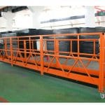Hot Galvanized Rope Suspended Platform , High Rise Building Suspended Gondola