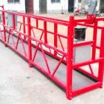 Mobil fönsterputsning Upphängd plattform Aerial Lift Arbetsställningar