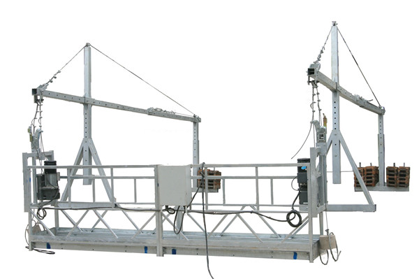 Moveable Safety Rope Suspended Platform ZLP500 With Rated Capacity 500KG