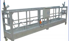 Painted Aluminum Suspended Wire Rope Platform 500kg 630kg 800kg 1000kg