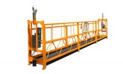 Powerful 6 Meters Rope Suspended Gondola Platform With Beam Overhang