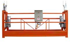 Window Cleaning ZLP630 Rope Suspended Platform Gondola Cradle With Hoist LTD6.3