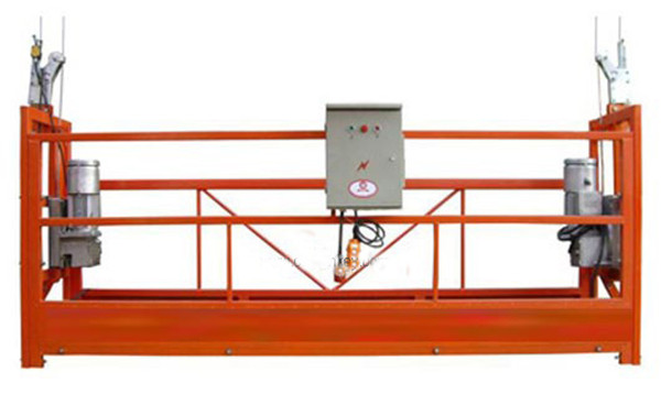 Window Cleaning ZLP630 Rope Suspended Platform Gondola Cradle With Hoist LTD6.3