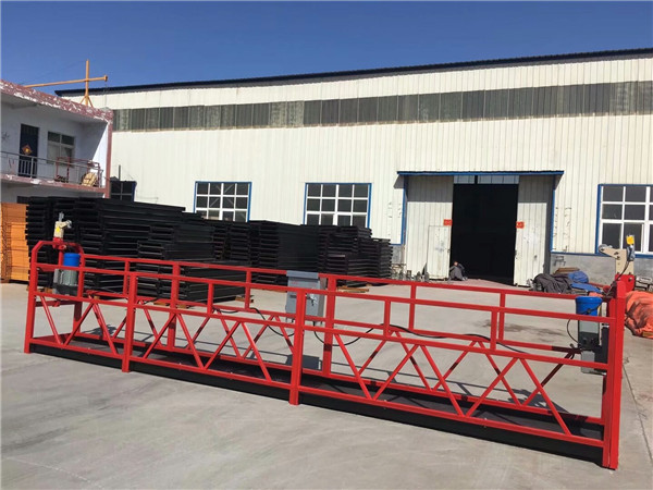 ZLP Series Hot Galvanized / Aluminum Suspended Platform Cradle For high-rise Building Wall Painting , Glass Cleaning