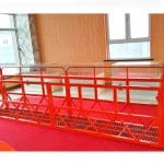 electric hoist wire rope gondola zlp500 spray paint suspended platform