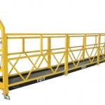 safety lock for suspended platform rope suspended platform