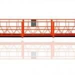 zlp series aerial suspended work platform , building lifting cradle , BMU gondola